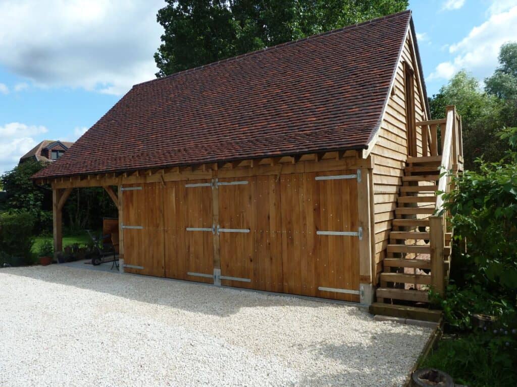 Oak Framed Garages by Timberpride