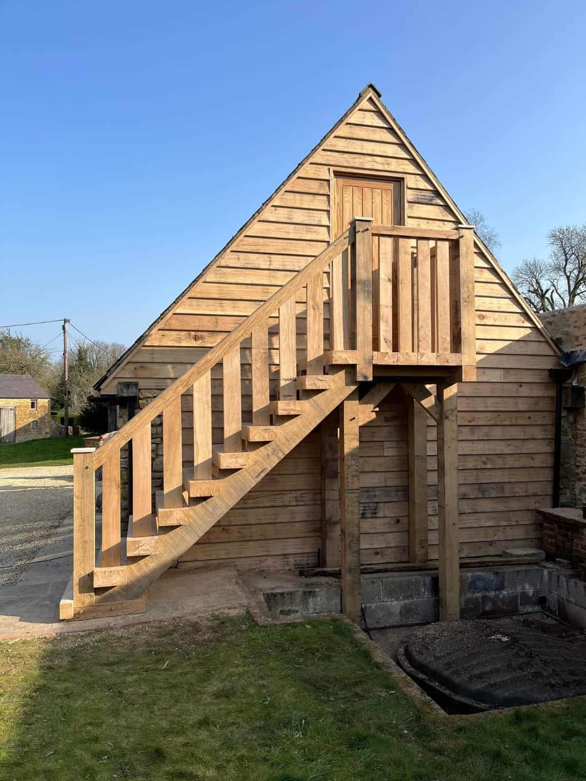 External Oak Staircase