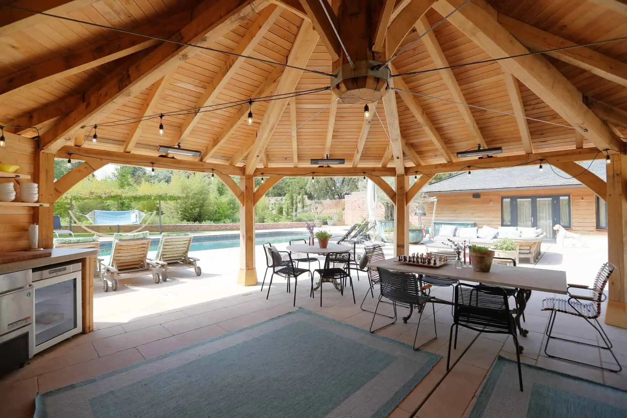 Oak Framed Pool Building